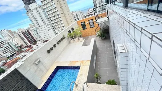 Cobertura com 4 Quartos à venda, 380m² no Pompéia, Santos