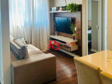 Apartamento com 2 Quartos à venda, 45m² no Areia Branca, Santos