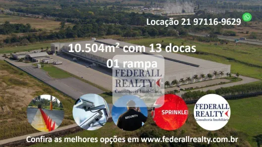Galpão/Depósito/Armazém para alugar, 10504m² no Vila São João, Queimados
