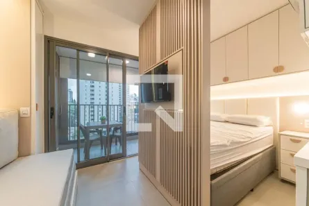 Kitnet com 1 Quarto à venda, 27m² no Brooklin Paulista, São Paulo