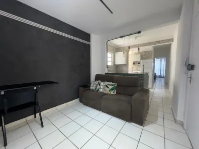 Apartamento com 1 Quarto para alugar, 50m² no Ponta da Praia, Santos