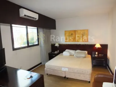 Flat com 1 Quarto para alugar, 30m² no Cidade Monções, São Paulo