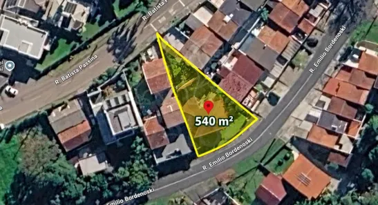 Lote/Terreno à venda, 540m² no Vista Alegre, Curitiba