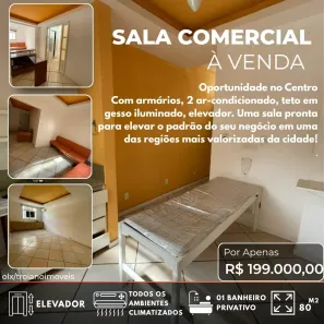Ponto Comercial à venda, 80m² no Centro, Juiz de Fora