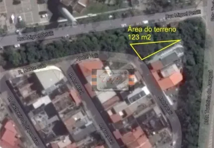 Lote/Terreno à venda, 123m² no Conjunto Habitacional Turística, São Paulo