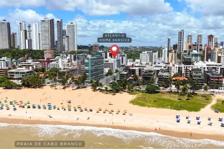 Apartamento com 1 Quarto à venda, 47m² no Cabo Branco, João Pessoa