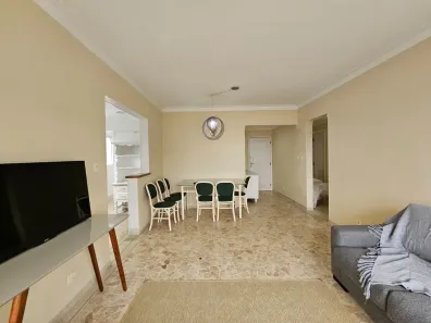 Apartamento com 3 Quartos para alugar, 120m² no Ponta da Praia, Santos