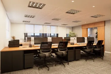Sala Comercial para alugar, 218m² no Santo Amaro, São Paulo