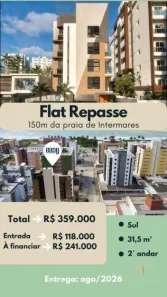 Flat com 1 Quarto à venda, 32m² no Intermares, Cabedelo