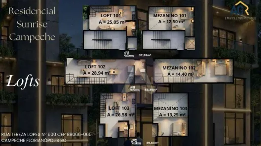 Apartamento com 1 Quarto à venda, 38m² no Campeche, Florianópolis