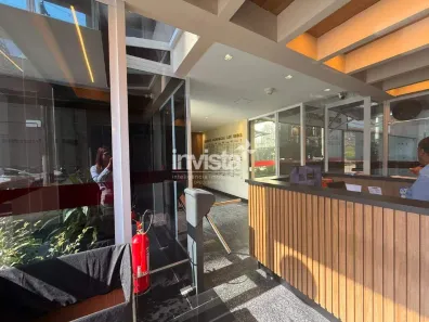 Sala Comercial para alugar, 130m² no Centro, Santos