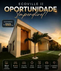Casa de Condomínio com 3 Quartos à venda, 120m² no Cajupiranga, Parnamirim