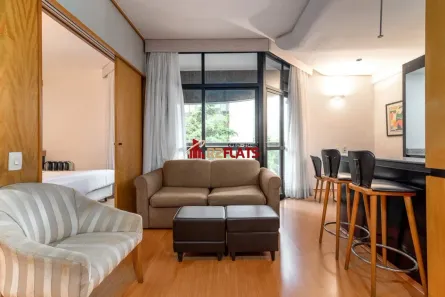 Flat com 1 Quarto para alugar, 43m² no Jardim Europa, São Paulo