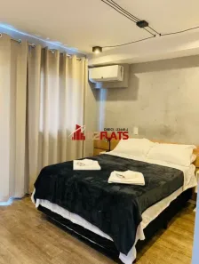 Flat com 1 Quarto para alugar, 26m² no Indianópolis, São Paulo