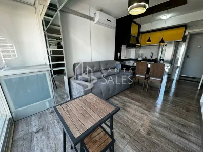 Apartamento com 1 Quarto para alugar, 38m² no Santo Amaro, São Paulo