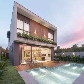 Casa de Condomínio com 4 Quartos à venda, 254m² no Santa Cruz, Cascavel