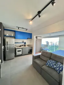 Apartamento com 1 Quarto para alugar, 40m² no Cidade Monções, São Paulo