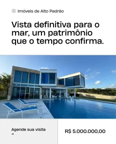 Casa de Condomínio com 3 Quartos à venda, 551m² no Jacarecica, Maceió