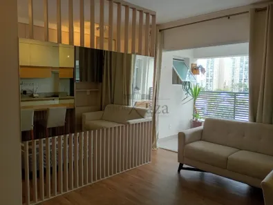 Flat com 1 Quarto para alugar, 45m² no Parque Residencial Aquarius, São José dos Campos