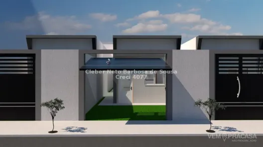 Casa com 2 Quartos à venda, 65m² no Jardim Aeroporto, Campo Grande