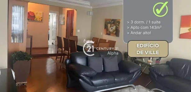Apartamento com 3 Quartos à venda, 143m² no Alphaville Centro Industrial e Empresarial/Alphaville., Barueri