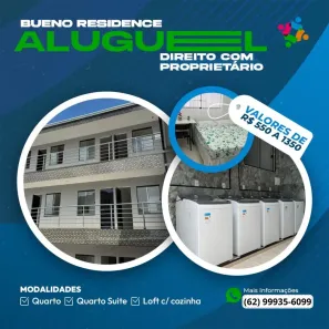 Apartamento com 1 Quarto para alugar, 20m² no Setor Sol Nascente, Goiânia