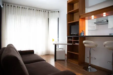 Apartamento com 1 Quarto para alugar, 43m² no Vila Cordeiro, São Paulo