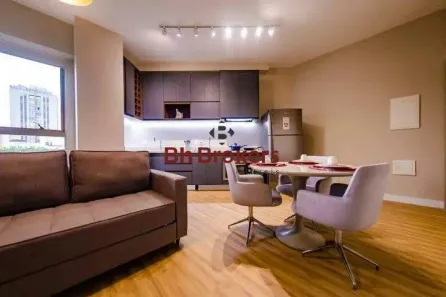 Apartamento com 1 Quarto para alugar, 45m² no Barro Preto, Belo Horizonte