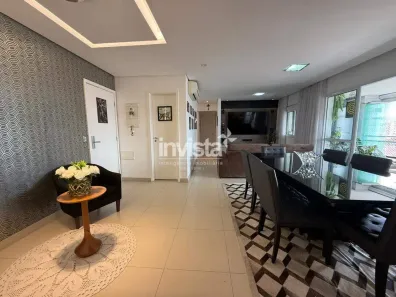 Apartamento com 3 Quartos à venda, 131m² no Marapé, Santos