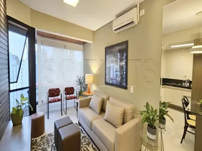 Apartamento com 1 Quarto para alugar, 48m² no Itaim Bibi, São Paulo