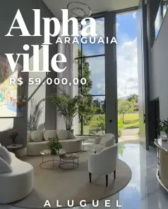Sobrado com 4 Quartos para alugar, 770m² no Alphaville Flamboyant Residencial Araguaia, Goiânia