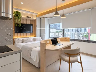 Apartamento com 1 Quarto para alugar, 21m² no Bela Vista, São Paulo