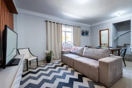 Casa de Condomínio com 3 Quartos para alugar, 136m² no Boqueirão, Santos