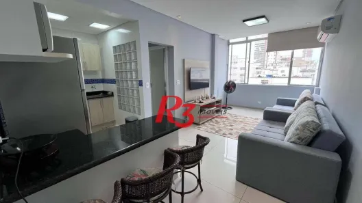 Apartamento com 1 Quarto à venda, 48m² no Gonzaga, Santos