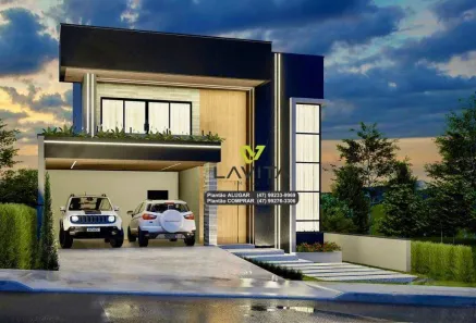 Casa de Condomínio com 3 Quartos à venda, 269m² no Ponta Aguda, Blumenau