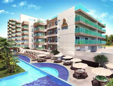 Apartamento com 2 Quartos à venda, 72m² no Ponta de Campina, Cabedelo