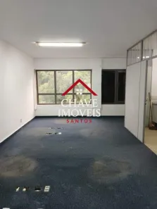 Sala Comercial para alugar, 88m² no Centro, Santos