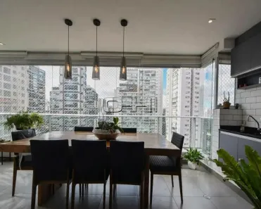 Apartamento com 3 Quartos para alugar, 110m² no Cidade Monções, São Paulo