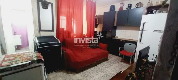 Kitnet com 1 Quarto à venda, 28m² no José Menino, Santos