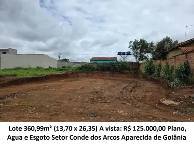 Lote/Terreno à venda, 360m² no Setor Conde dos Arcos Complemento, Aparecida de Goiânia