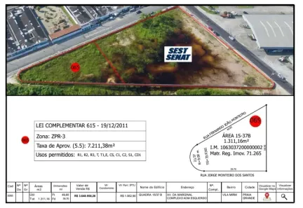 Galpão/Depósito/Armazém à venda, 1311m² no Maracanã, Praia Grande