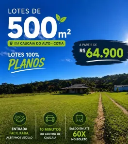 Lote/Terreno à venda, 500m² no da Capelinha, Cotia