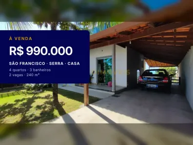 Casa com 4 Quartos à venda, 240m² no São Francisco, Serra
