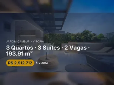 Apartamento com 3 Quartos à venda, 193m² no Jardim Camburi, Vitória