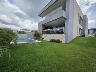 Casa de Condomínio com 4 Quartos à venda, 460m² no Alphaville (Abrantes), Camaçari