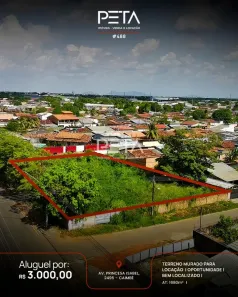 Lote/Terreno para alugar, 1680m² no Caimbé, Boa Vista