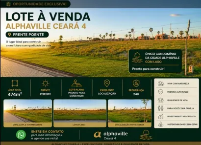 Lote/Terreno à venda, 474m² no Cidade Alpha, Eusébio