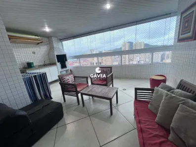 Apartamento com 4 Quartos para alugar, 164m² no Guilhermina, Praia Grande