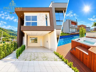 Casa de Condomínio com 3 Quartos à venda, 190m² no Beira Rio, Biguaçu