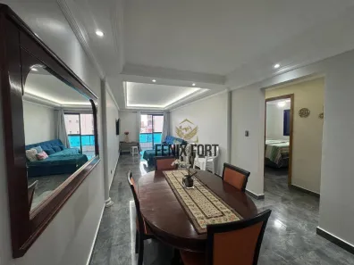Apartamento com 3 Quartos para alugar, 106m² no Guilhermina, Praia Grande